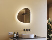 LED Badkamerspiegel in Onregelmatige Vorm 54x54cm met koel LED-licht 7000K, warm licht 3000K of neutraal licht 4500K