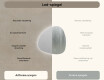 LED Badkamerspiegel in Onregelmatige Vorm 54x54cm met koel LED-licht 7000K, warm licht 3000K of neutraal licht 4500K #6