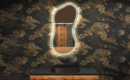 LED Badkamerspiegel in Onregelmatige Vorm K223