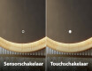 Spiegel in een houten lijst met LED-verlichting #8