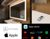 Moderne badkamer spiegel met led-verlichting L01 #6
