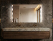 Moderne badkamer spiegel met led-verlichting L03
