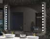 Moderne badkamer spiegel met led-verlichting L03 #10