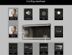 Moderne badkamer spiegel met led-verlichting L09 #9