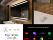 Moderne badkamer spiegel met led-verlichting L09 #4