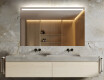 Moderne badkamer spiegel met led-verlichting L12