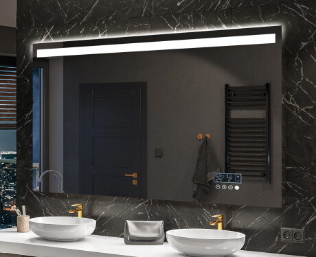 Moderne badkamer spiegel met led-verlichting L12 #10