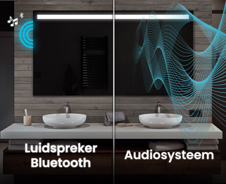 Moderne badkamer spiegel met led-verlichting L12 #5