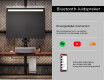 Moderne badkamer spiegel met led-verlichting L12 #6
