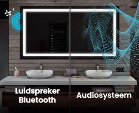 Moderne badkamer spiegel met led-verlichting L15 #5