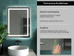 Moderne badkamer spiegel met led-verlichting L15 #7