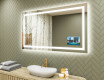 Moderne badkamer spiegel met led-verlichting L15 120x80cm - SmartScreen, DualColor