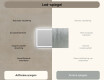Moderne badkamer spiegel met led-verlichting L15 120x80cm - SmartScreen, DualColor, Verwarmingsmat #7