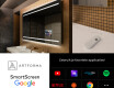 Moderne badkamer spiegel met led-verlichting L23 #4