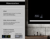 Moderne badkamer spiegel met led-verlichting L23 #5