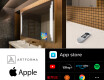Moderne badkamer spiegel met led-verlichting L27 #6