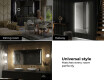 Moderne badkamer spiegel met led-verlichting L27 #10