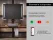 Moderne badkamer spiegel met led-verlichting L27 #6