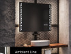 Moderne badkamer spiegel met led-verlichting L38 #4