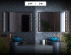 Moderne badkamer spiegel met led-verlichting L38 #3