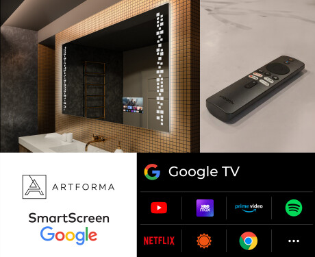 Moderne badkamer spiegel met led-verlichting L38 #5