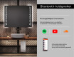Moderne badkamer spiegel met led-verlichting L38 #6