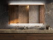 Moderne badkamer spiegel met led-verlichting L47