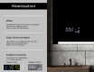 Moderne badkamer spiegel met led-verlichting L47 #5