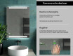 Moderne badkamer spiegel met led-verlichting L47 #7