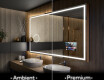 Moderne badkamer spiegel met led-verlichting L49 #1