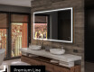 Moderne badkamer spiegel met led-verlichting L49 #3