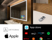 Moderne badkamer spiegel met led-verlichting L49 #6