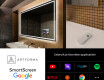 Moderne badkamer spiegel met led-verlichting L49 #4