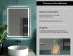Moderne badkamer spiegel met led-verlichting L49 #7