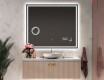 Moderne badkamer spiegel met led-verlichting L49 #9