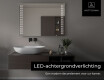Moderne badkamer spiegel met led-verlichting L55 #6