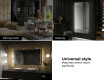 Moderne badkamer spiegel met led-verlichting L55 #10