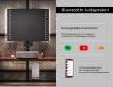 Moderne badkamer spiegel met led-verlichting L55 #6