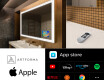 Moderne badkamer spiegel met led-verlichting L57 #6