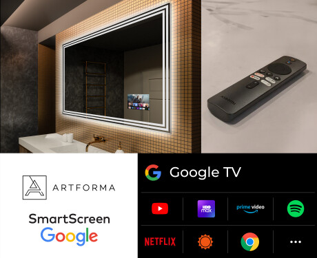 Moderne badkamer spiegel met led-verlichting L57 #5