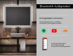 Moderne badkamer spiegel met led-verlichting L57 #6