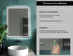 Moderne badkamer spiegel met led-verlichting L57 #7