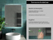 Moderne badkamer spiegel met led-verlichting L58 #6