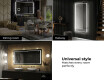 Moderne badkamer spiegel met led-verlichting L61 #10