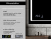 Moderne badkamer spiegel met led-verlichting L61 #5