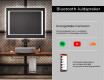 Moderne badkamer spiegel met led-verlichting L61 #6