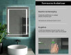 Moderne badkamer spiegel met led-verlichting L61 #7