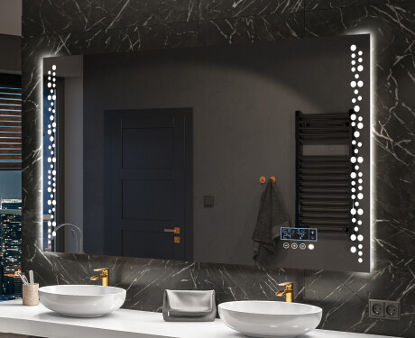 Moderne badkamer spiegel met led-verlichting L65 #10