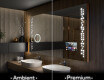 Moderne badkamer spiegel met led-verlichting L65 #1
