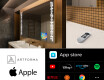 Moderne badkamer spiegel met led-verlichting L65 #6